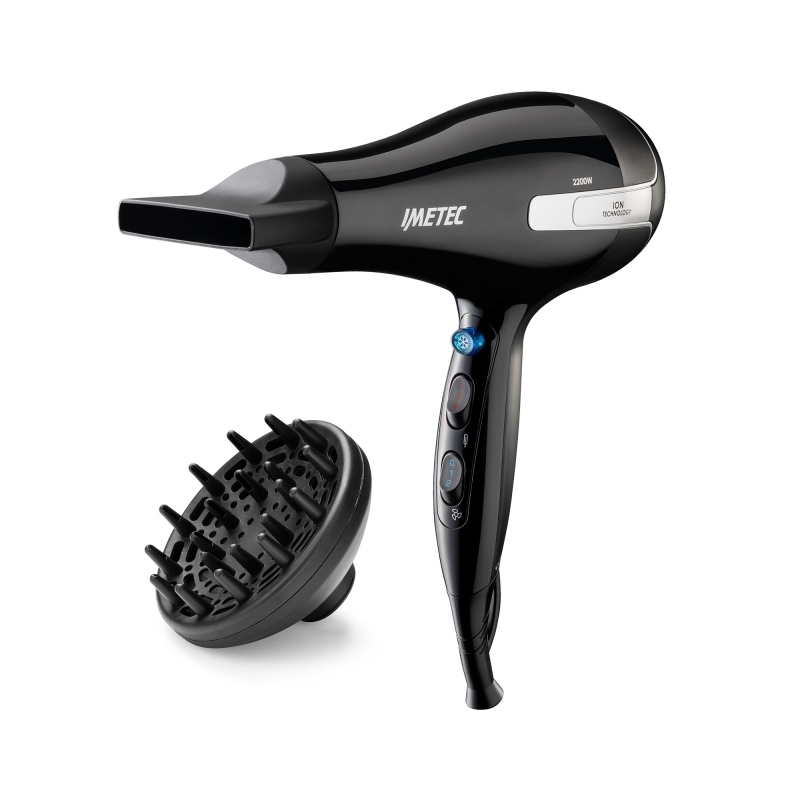 Imetec K7 2000 sèche-cheveux 2200 W Noir