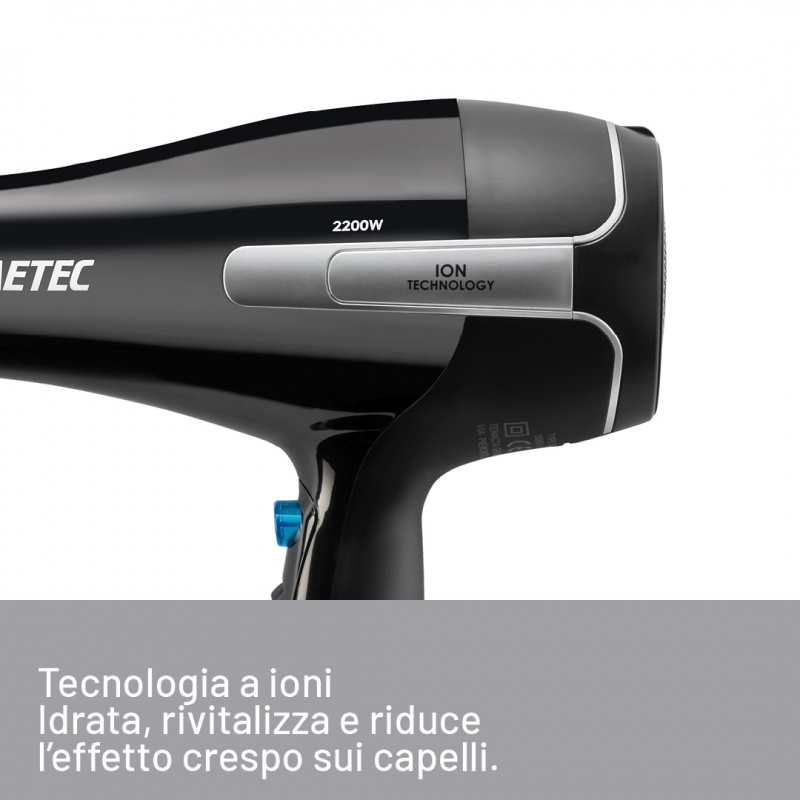 Imetec K7 2000 sèche-cheveux 2200 W Noir