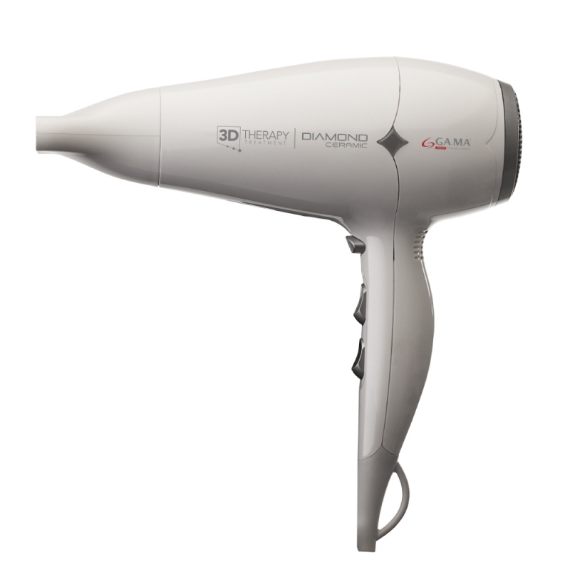 GA.MA Diamond Caramic Ion hair dryer 2200 W White