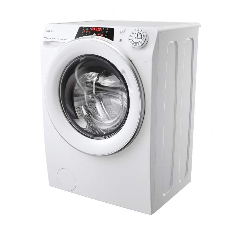 Candy RapidÓ ROW51066DWMST-S machine à laver avec sèche linge Pose libre Charge avant Blanc D