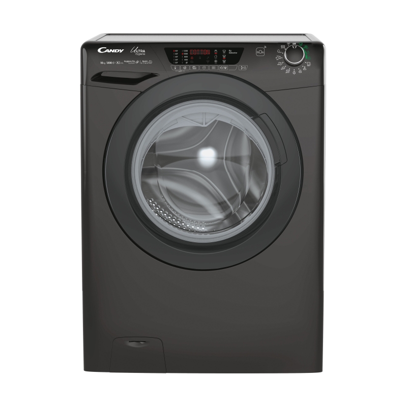 Candy Ultra Hygiene HES12104TWMBB6-S lavatrice Caricamento frontale 10 kg 1200 Giri min Nero