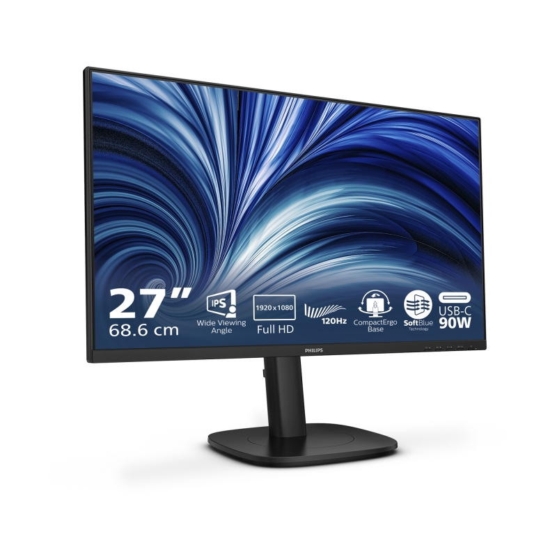 Philips 3000 series 24B2U3301 00 écran plat de PC 60,5 cm (23.8") 1920 x 1080 pixels Full HD LCD Noir