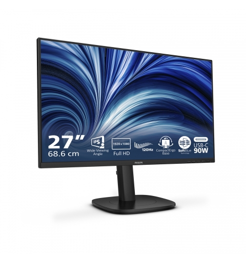 Philips 3000 series 24B2U3301 00 écran plat de PC 60,5 cm (23.8") 1920 x 1080 pixels Full HD LCD Noir