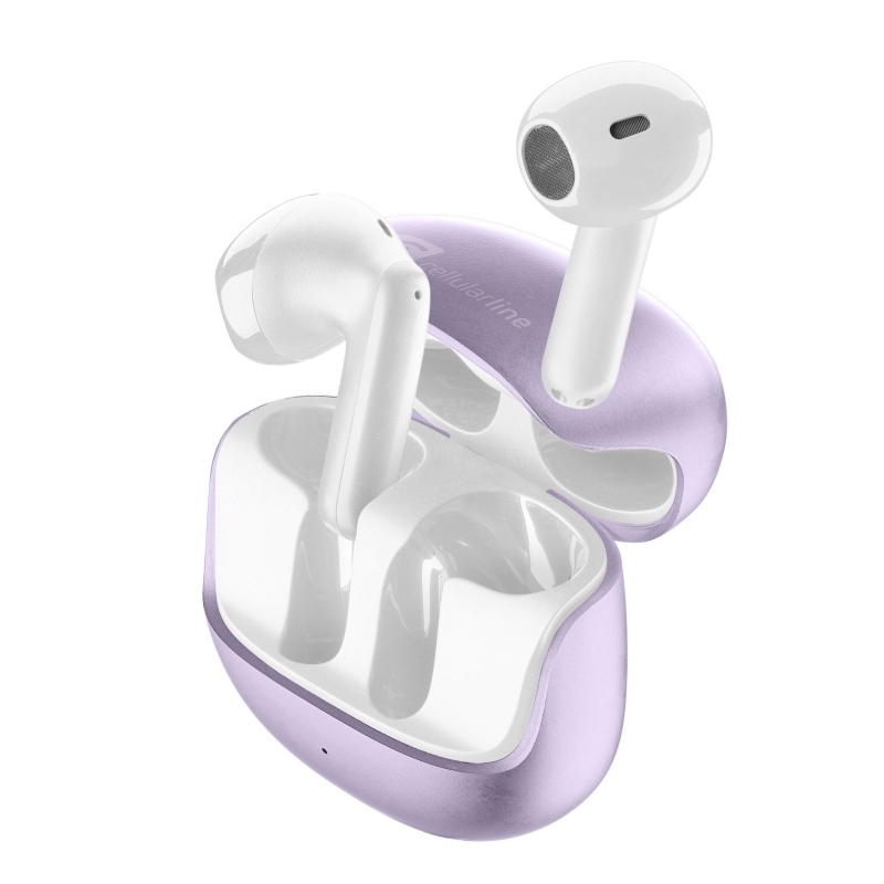 Cellularline Call Purely Auricolari Bluetooth con custodia di ricarica e funzione ENC