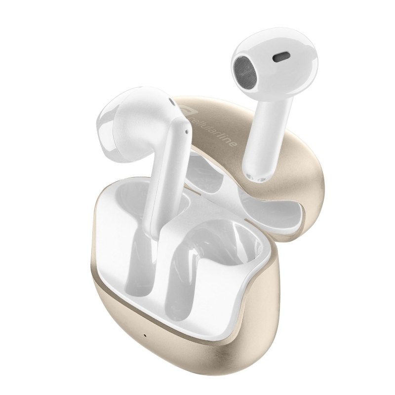 Cellularline Call Purely Auricolari Bluetooth con custodia di ricarica e funzione ENC