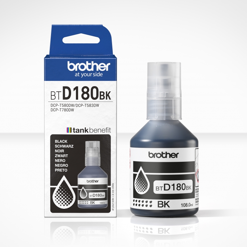 Brother BTD180BK Black Genuine Ink Bottle