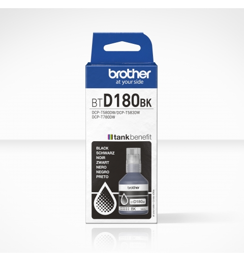Brother BTD180BK Black Genuine Ink Bottle
