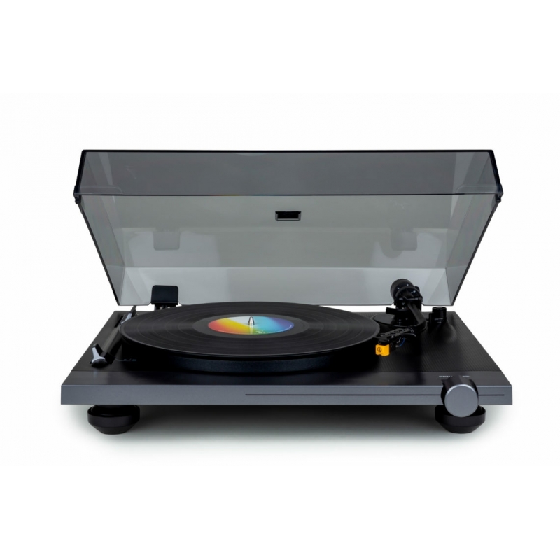 Thomson TT700 Tocadiscos de tracción por correa Negro, Transparente Automático