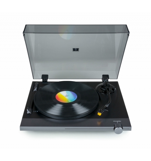 Thomson TT700 Giradischi con trasmissione a cinghia Nero, Trasparente Automatico