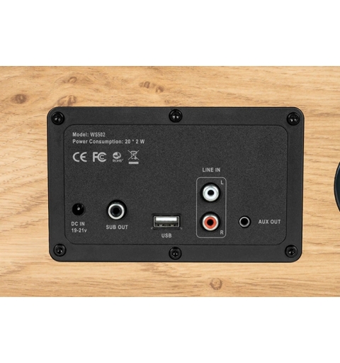 Thomson WS502 home audio system Home audio micro system Black, Wood