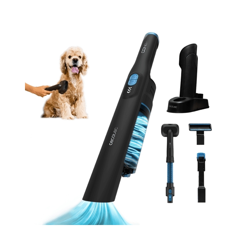 Cecotec Conga Rockstar Micro+ Animal aspiradora de mano Gris Sin bolsa
