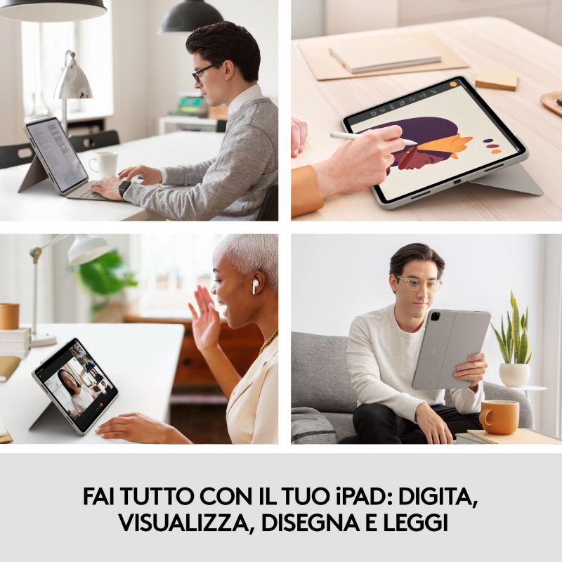 Logitech 920-010220 teclado para móvil Italiano Smart Connector Arena