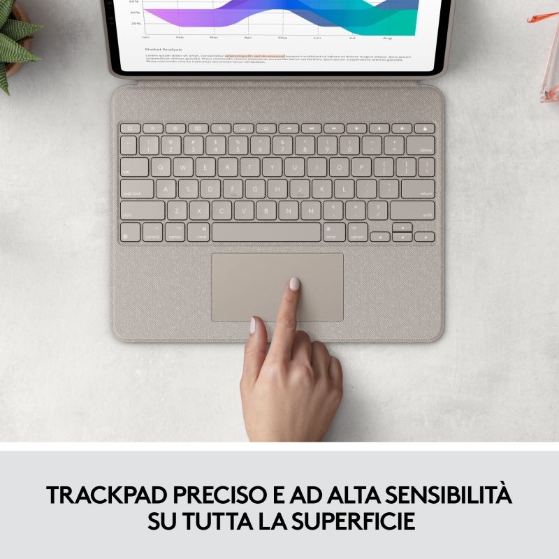 Logitech 920-010220 teclado para móvil Italiano Smart Connector Arena