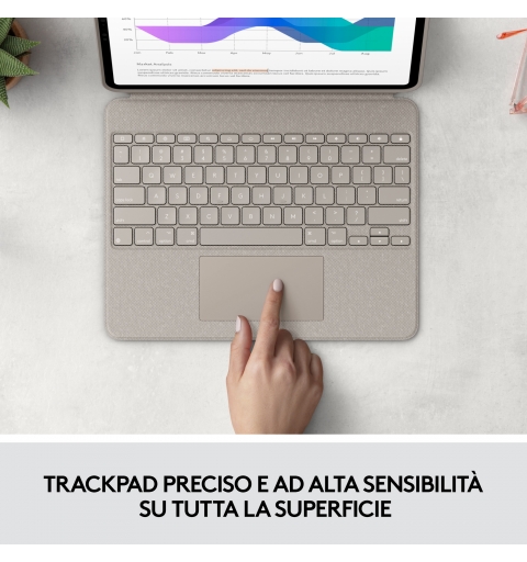 Logitech 920-010220 Tastatur für Mobilgeräte Italienisch Smart Connector Sand