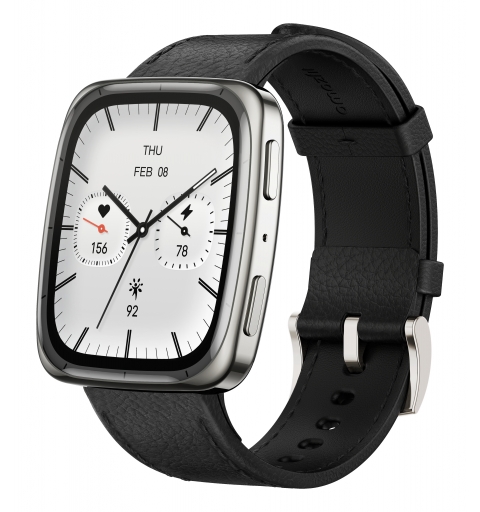 Amazfit Active 2 4.45 cm (1.75") AMOLED Digital 390 x 450 pixels Touchscreen Stainless steel