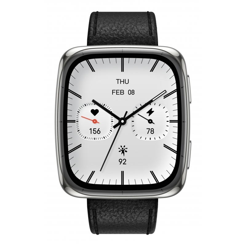 Amazfit Active 2 4.45 cm (1.75") AMOLED Digital 390 x 450 pixels Touchscreen Stainless steel