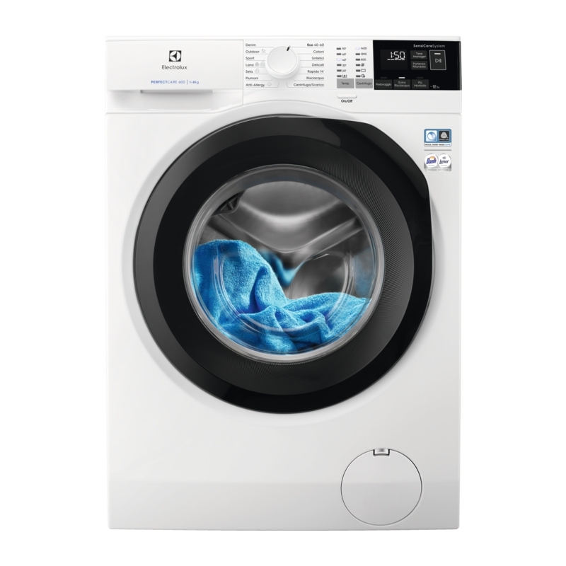 Electrolux EW6F484S lavadora Carga frontal 8 kg 1351 RPM Blanco