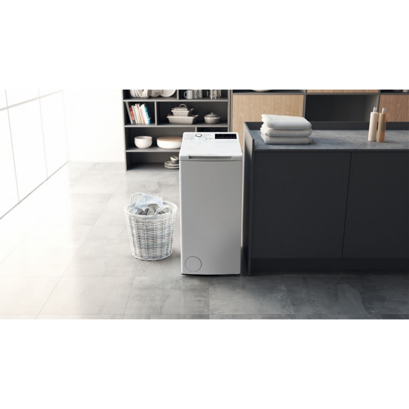Hotpoint WMTG 626BS IT washing machine Top-load 6 kg 1200 RPM White