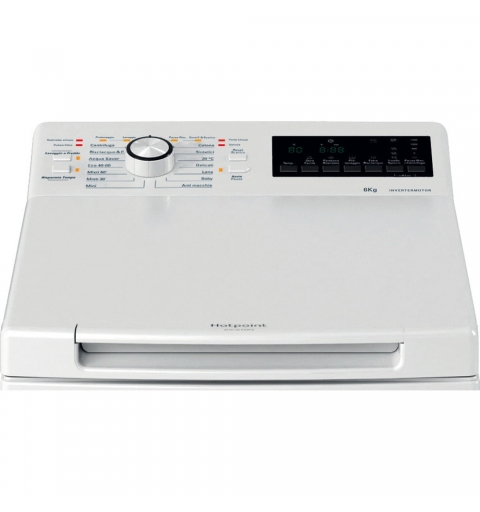 Hotpoint WMTG 626BS IT washing machine Top-load 6 kg 1200 RPM White