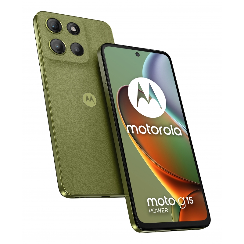 Motorola moto g15 power 17.1 cm (6.72") Dual SIM Android 15 4G USB Type-C 8 GB 512 GB 6000 mAh Green