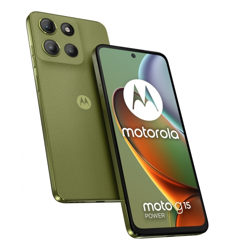 Motorola moto g15 power 17,1 cm (6.72") Double SIM Android 15 4G USB Type-C 8 Go 512 Go 6000 mAh Vert