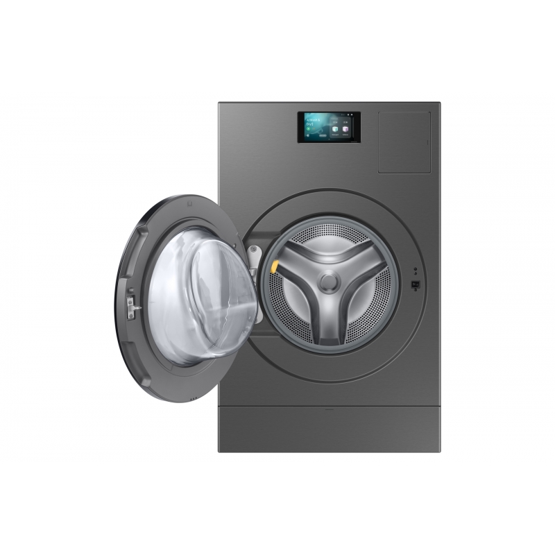 Samsung WD18DB8995BZ machine à laver avec sèche linge Pose libre Charge avant Acier inoxydable A