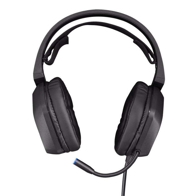 Trust GXT 450 Blizz RGB 7.1 Surround Auriculares Alámbrico Diadema Juego USB tipo A Negro