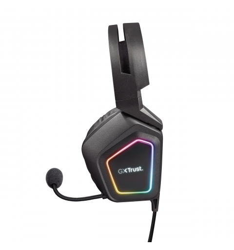 Trust GXT 450 Blizz RGB 7.1 Surround Headset Wired Head-band Gaming USB Type-A Black