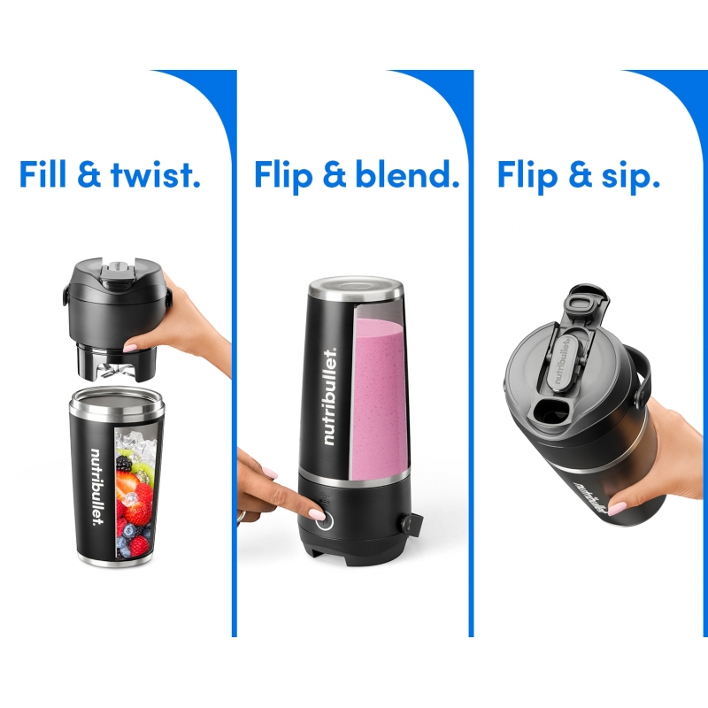 NutriBullet NBP016B 0.59 L Portable blender 11 W Black