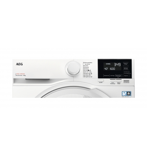 AEG LR7G86CW machine à laver Charge avant 8 kg 1600 tr min Blanc