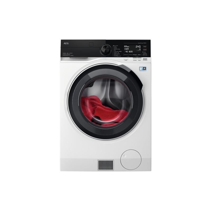 AEG LWR9C166BB Waschtrockner Freistehend Frontlader Weiß C