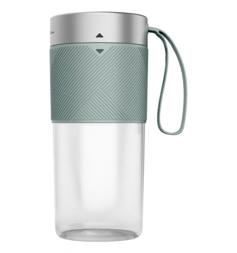Moulinex Lightmix LM1C0410 blender 0.3 L Portable blender Grey, Stainless steel, Transparent