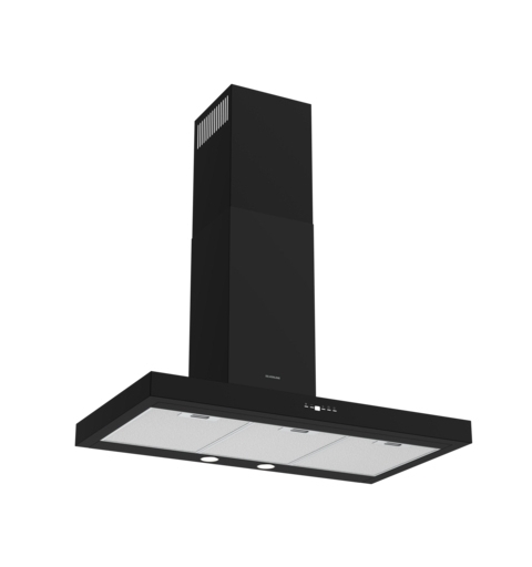 Silverline 3170 Cappa aspirante a parete Nero 647 m³ h