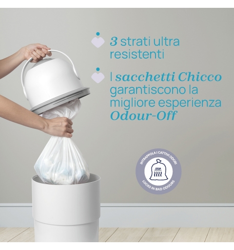 Chicco 00012252020000 diaper pail accessory Refill cassette 45