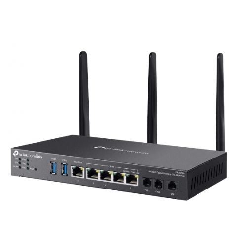 TP-Link Omada AX3000 WLAN-Router Gigabit Ethernet Dual-Band (2,4 GHz 5 GHz) Schwarz