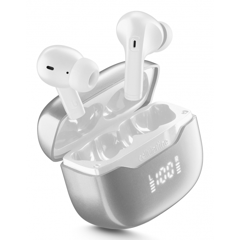Cellularline 8018080491870 Headset Wireless In-ear Calls Music Bluetooth White