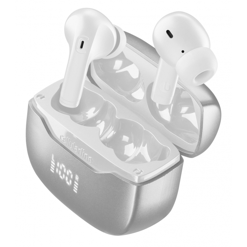 Cellularline 8018080491870 Headset Wireless In-ear Calls Music Bluetooth White