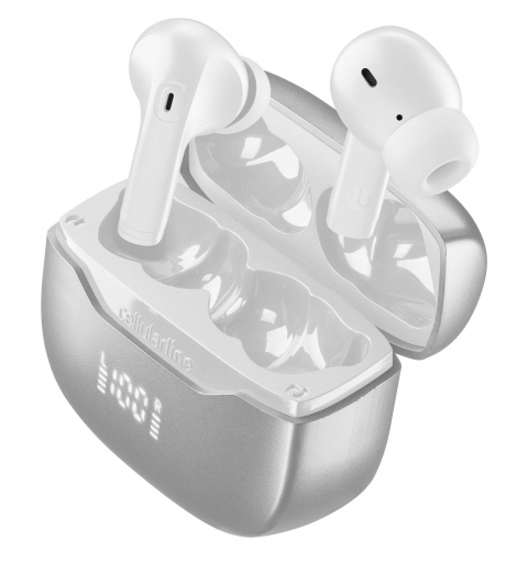 Cellularline 8018080491870 Headset Wireless In-ear Calls Music Bluetooth White