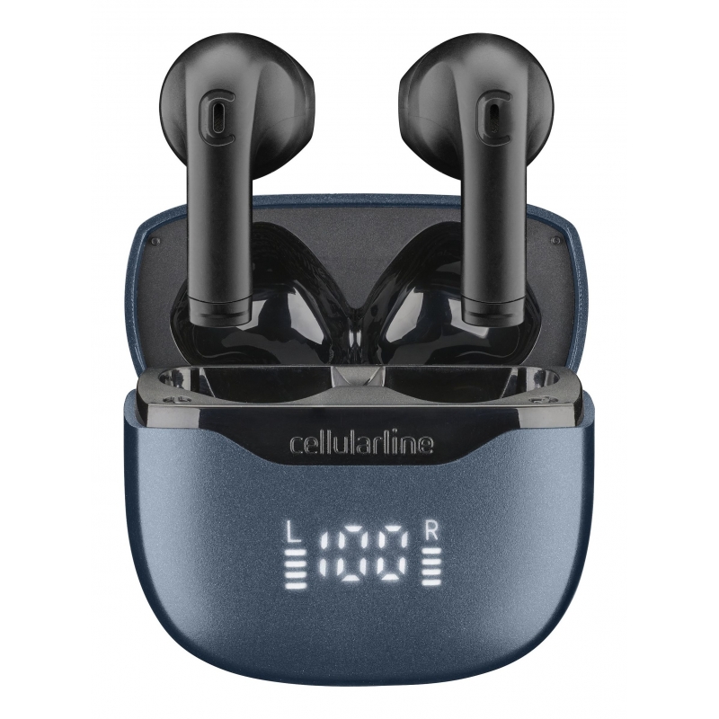 Cellularline 8018080491849 Casque Sans fil Arceau Appels Musique Bluetooth Noir