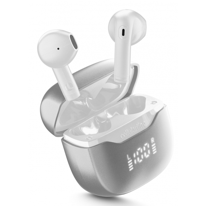 Cellularline 8018080491856 Casque Sans fil Arceau Appels Musique Bluetooth Blanc