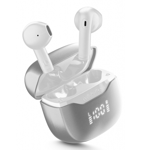 Cellularline 8018080491856 Casque Sans fil Arceau Appels Musique Bluetooth Blanc