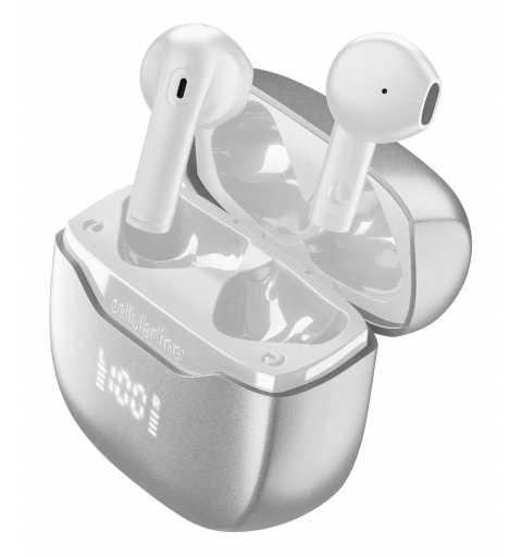 Cellularline 8018080491856 Casque Sans fil Arceau Appels Musique Bluetooth Blanc