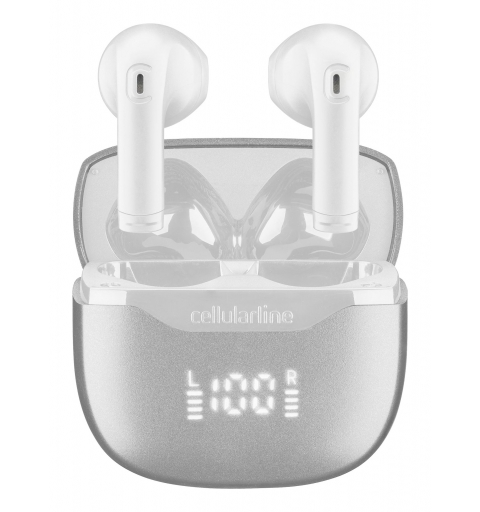 Cellularline 8018080491856 Casque Sans fil Arceau Appels Musique Bluetooth Blanc