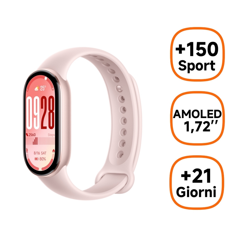 Xiaomi Band 10 AMOLED Aktivitäts-Trackerarmband 4,37 cm (1.72") Pink