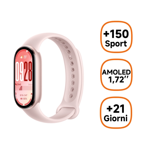 Xiaomi Band 10 AMOLED Aktivitäts-Trackerarmband 4,37 cm (1.72") Pink