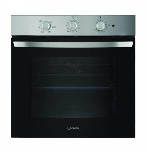 Indesit IO 2350H X 66 L Black, Stainless steel