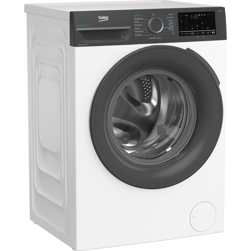 Beko b300 BMEUWU4841A washing machine Front-load 8 kg 1400 RPM Black, White