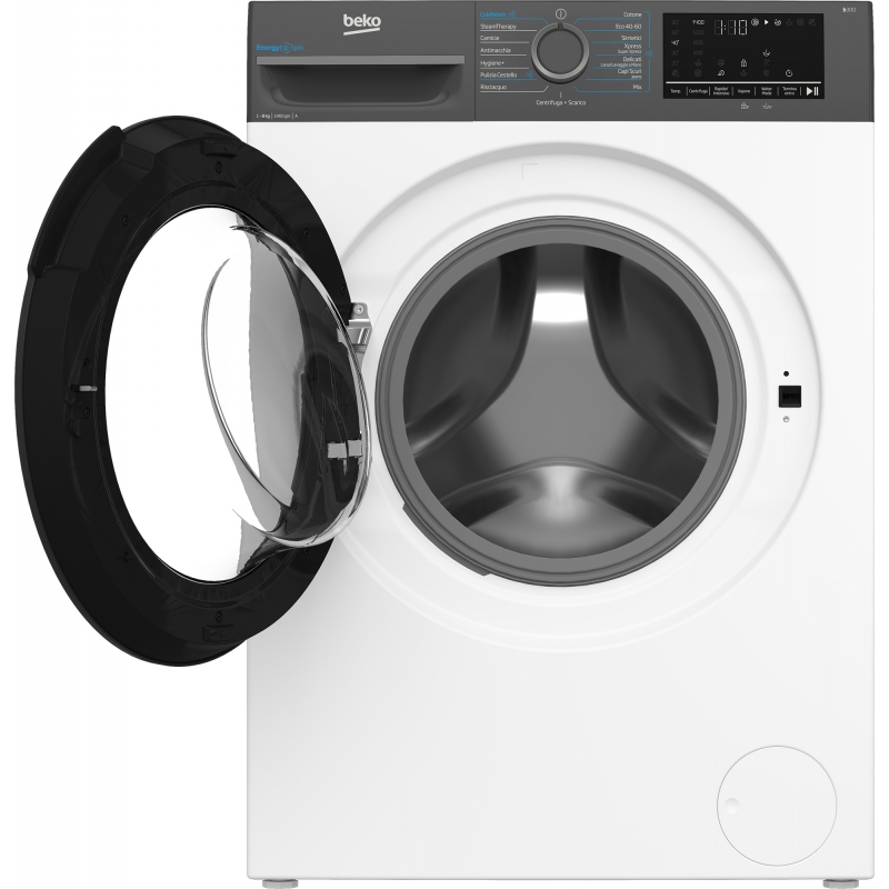 Beko b300 BMEUWU4841A washing machine Front-load 8 kg 1400 RPM Black, White