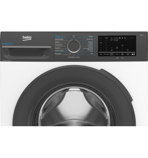 Beko b300 BMEUWU4841A washing machine Front-load 8 kg 1400 RPM Black, White