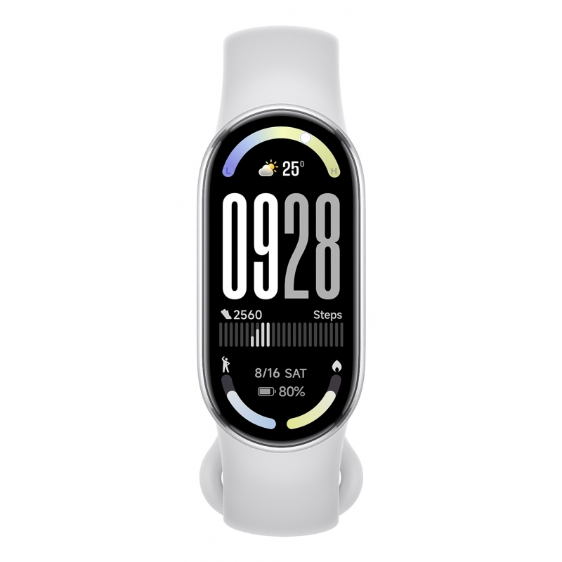 Xiaomi Band 10 AMOLED Bracelet connecté 4,37 cm (1.72") Argent